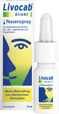 LIVOCAB direkt Nasenspray 10 ml von Johnson & Johnson GmbH (OTC)