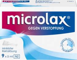 MICROLAX Rektall�sung Klistiere 9X5 ml von Johnson & Johnson GmbH (OTC)