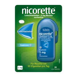 nicorette 2 mg Nikotinlutschtabletten freshmint von Johnson & Johnson GmbH (OTC)