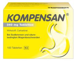 KOMPENSAN Tabletten 340 mg 100 St von Johnson&Johnson GmbH-CHC