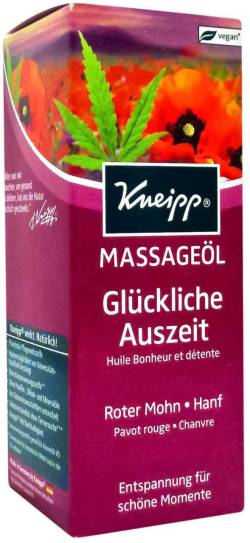 Kneipp Massageoel Glueckliche Auszeit von Kneipp GmbH