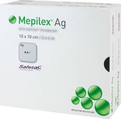 MEPILEX Ag Schaumverband 10x10 cm steril von Kohlpharma GmbH