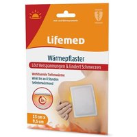 Lifemed Wärmepflaster, 9,5 cm x 13 cm, weiß von Lifemed