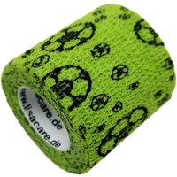 LisaCare selbstklebender Verband - Fußball Grün - 5cm x 4,5cm von LisaCare