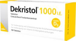 DEKRISTOL 1.000 I.E. Tabletten 100 St von MIBE GmbH Arzneimittel
