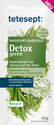 TETESEPT basisches Badesalz Detox green 45 g von Merz Consumer Care GmbH