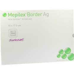 MEPILEX Border Ag Schaumverb.15x17,5 cm steril von Mölnlycke Health Care GmbH