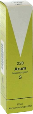 ARUM NASENTROPFEN S 220 10 g von NESTMANN Pharma GmbH