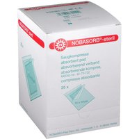 Nobasorb® Saugkompressen 10 x 10 cm steril von NOBAMED