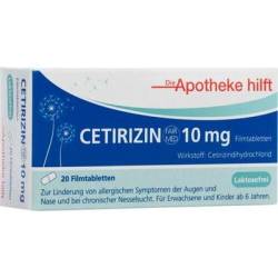 CETIRIZIN Fair-Med Healthcare 10 mg Filmtabletten 20 St von NOWEDA Apothekergenossenschaft eG