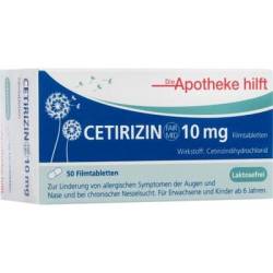 CETIRIZIN Fair-Med Healthcare 10 mg Filmtabletten 50 St von NOWEDA Apothekergenossenschaft eG