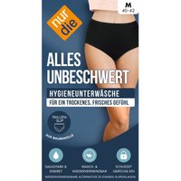 NUR DIE Hygienewäsche Alles Unbeschwert Taillenslip - schwarz - Größe 44-46 von NUR DIE