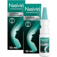 Nasivin® Nasenspray ohne Konservierungsstoffe Erwachsene und Schulkinder, - Jetzt 10% mit dem Code 10nasivin sparen* von Nasivin