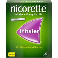 Nicorette Inhaler zur RaucherentwÃ¶hnung - mit 15 mg Nikotin von Nicorette