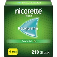 Nicorette 4mg Nikotinkaugummi freshmint zur RauchentwÃ¶hnung von Nicorette