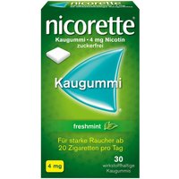 nicorette® Kaugummi freshmint 4 mg - Jetzt 20% Rabatt sichern* von Nicorette