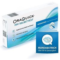 OraQuick HIV Selbsttest durch Mundabstrich von OraQuick