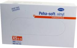 PEHA-SOFT Vinyl Unt.Handschuhe unste.puderfrei XS 100 St von PAUL HARTMANN AG