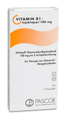 VITAMIN B1 INJEKTOPAS 100 mg Injektionsl�sung 10X2 ml von Pascoe pharmazeutische Pr�parate GmbH