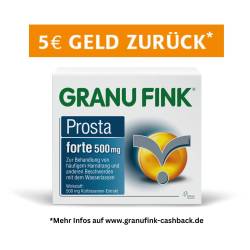 "GRANU FINK Prosta forte 500mg - CASHBACK AKTION* Hartkapseln 80 Stück" von "Perrigo Deutschland GmbH"