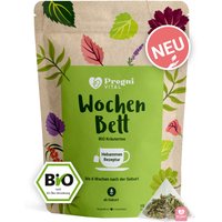 Wochenbett BIO Schwangerschaftstee mit Frauenmantel und Schafgarbe - von PregniVital® von PregniVital