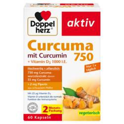 DOPPELHERZ Curcuma 750 Kapseln 60 St von Queisser Pharma GmbH & Co. KG