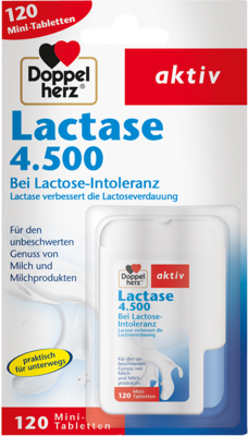 DOPPELHERZ Lactase 4.500 Tabletten 9.6 g von Queisser Pharma GmbH & Co. KG