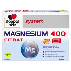 DOPPELHERZ Magnesium 400 Citrat system Granulat 20 St von Queisser Pharma GmbH & Co. KG