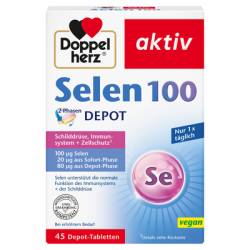 DOPPELHERZ Selen 100 2-Phasen Depot Tabletten 45 St von Queisser Pharma GmbH & Co. KG