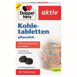 Doppelherz aktiv Kohletabletten pflanzlich von Queisser Pharma GmbH & Co. KG