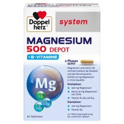 Doppelherz system MAGNESIUM 500 DEPOT + B-Vitamine von Queisser Pharma GmbH & Co. KG