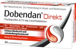 DOBENDAN Direkt Flurbiprofen 8,75 mg Lutschtabl. 24 St von Reckitt Benckiser Deutschland GmbH
