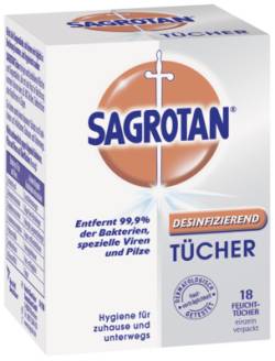 SAGROTAN Desinfektionst�cher 18 St von Reckitt Benckiser Deutschland GmbH