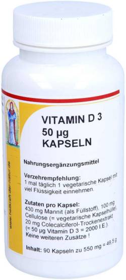 Vitamin D3 2.000 I.E. 90 Kapseln von Reinhildis-Apotheke