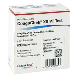 "COAGUCHEK XS PT Test 2x24 Stück" von "Roche Diagnostics Deutschland GmbH"