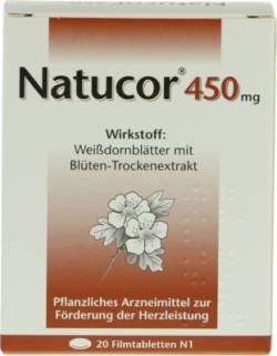 NATUCOR 450 mg Filmtabletten 20 St von Rodisma-Med Pharma GmbH
