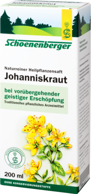 JOHANNISKRAUT SAFT Schoenenberger 200 ml von SALUS Pharma GmbH