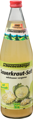 SAUERKRAUTSAFT Bio Schoenenberger 750 ml von SALUS Pharma GmbH