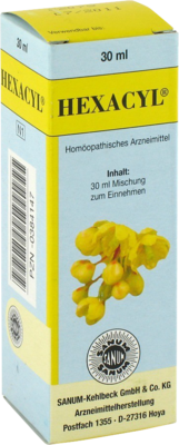 HEXACYL Tropfen 30 ml von SANUM-KEHLBECK GmbH & Co. KG