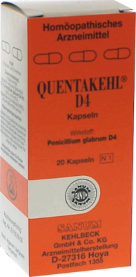QUENTAKEHL D 4 Kapseln 20 St von SANUM-KEHLBECK GmbH & Co. KG