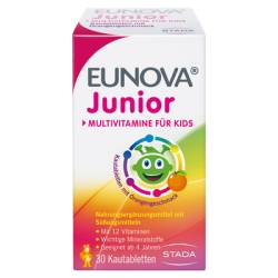EUNOVA Junior Kautabletten m.Orangengeschmack 30 St von STADA Consumer Health Deutschland GmbH
