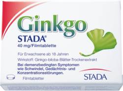 GINKGO STADA 40 mg Filmtabletten 120 St von STADA GmbH