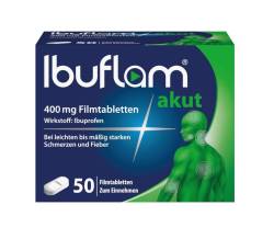 Ibuflam akut: 400 mg Ibuprofen Schmerztabletten von A. Nattermann & Cie GmbH