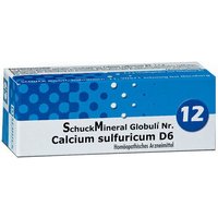 SchuckMineral Globuli Nr. 12 Calcium sulfuricum D6 von SchuckMineral