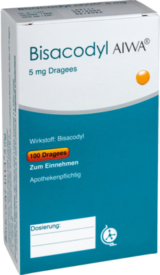 BISACODYL AIWA 5 mg Dragees 100 St von T & D Pharma GmbH