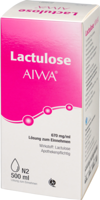 LACTULOSE AIWA 670 mg/ml L�sung zum Einnehmen 500 ml von T & D Pharma GmbH