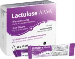 LACTULOSE AIWA Pflaumenaroma 10 g/15 ml Lsg.z.Einn 10X15 ml von T & D Pharma GmbH