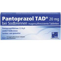 Pantoprazol TAD 20mg bei Sodbrennen von TAD Pharma GmbH