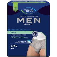 Tena Men Active Fit Pants Normal grau L/Xl von Tena