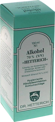 ALKOHOL 70% V/V Hetterich 200 ml von Teofarma s.r.l.